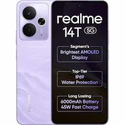 Realme 14T 5G (Lightning Purple, 8 GB + 256 GB)