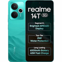 Realme 14T 5G (Surf Green, 8 GB + 256 GB)