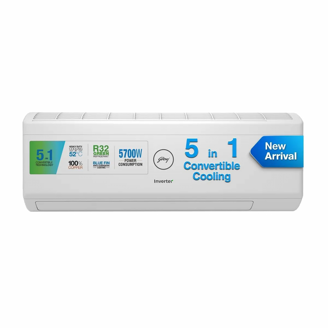 Godrej 1.7 Ton 5 Star Inverter Split AC (SIC 20ITC5-WWR)