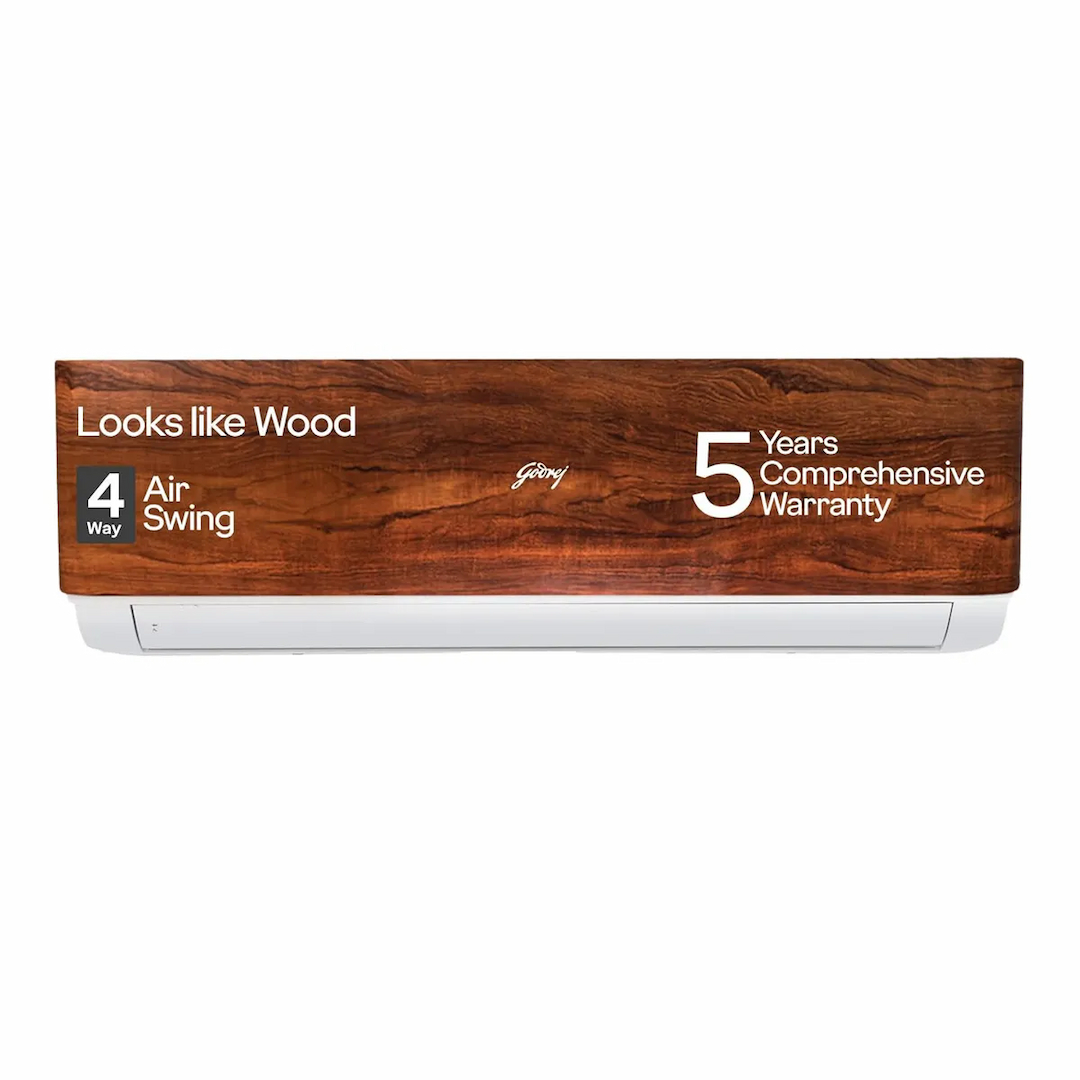 Godrej 1.5 Ton 3 Star Teak Wood Finish Split AC (SIC 18VTC3-WYB)
