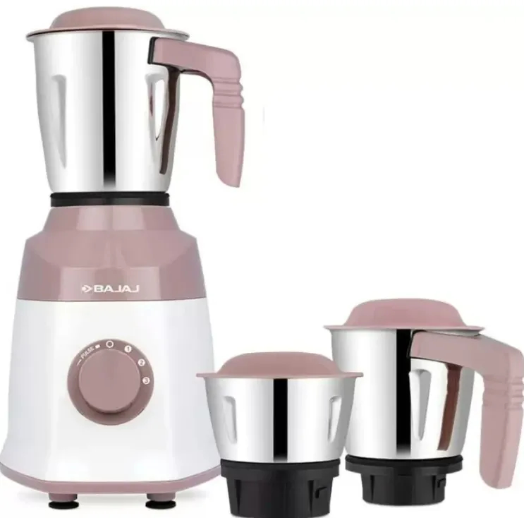 BAJAJ Military Series Duetto 500 W Lilac Mixer Grinder (410582)