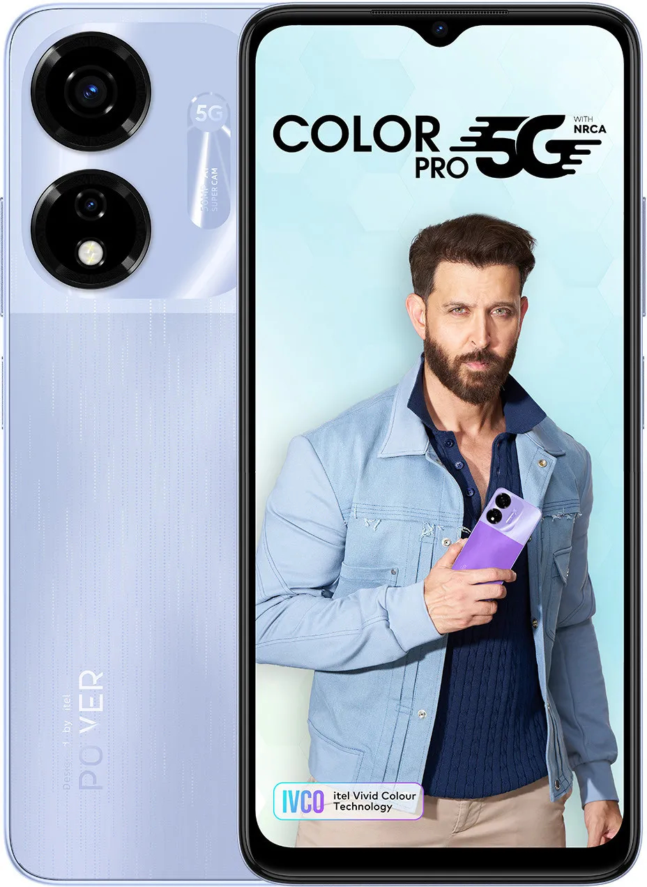 Itel Color Pro 5G (Lavender Fantasy, 6GB + 128 GB)