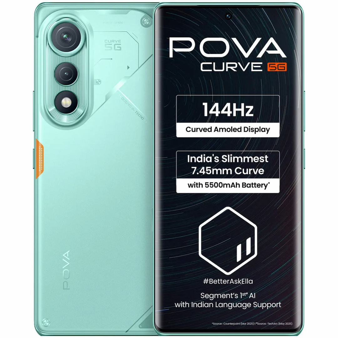 Tecno Pova Curve 5G (Neon Cyan, 8/128 GB)