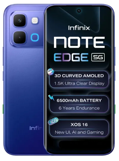 Infinix Note Edge 5G (Stellar Blue, 128 GB) (6 GB RAM)