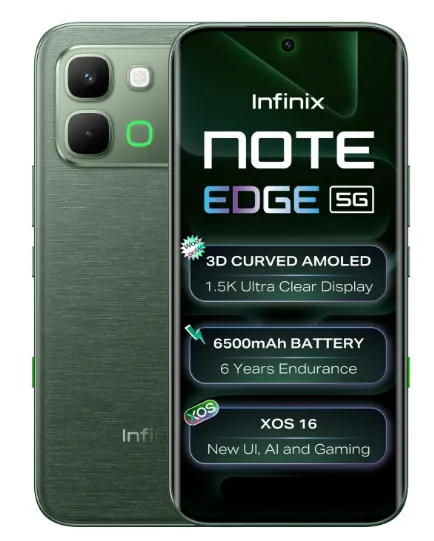Infinix Note Edge 5G (Silk Green, 128 GB) (6 GB RAM)
