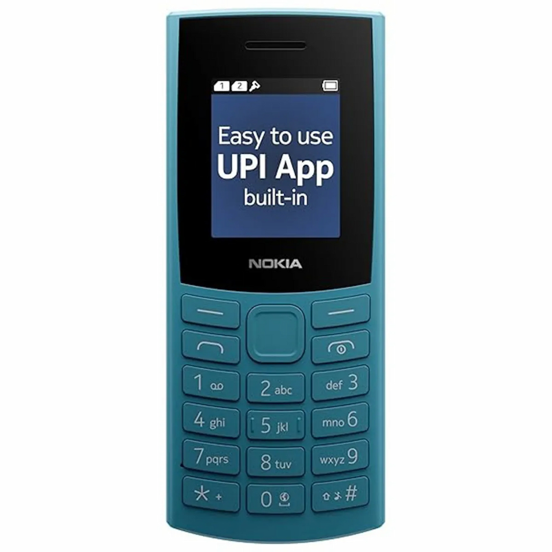 Nokia 106 4G (Ocean Blue, 512MB + 4GB) Keypad Phone 