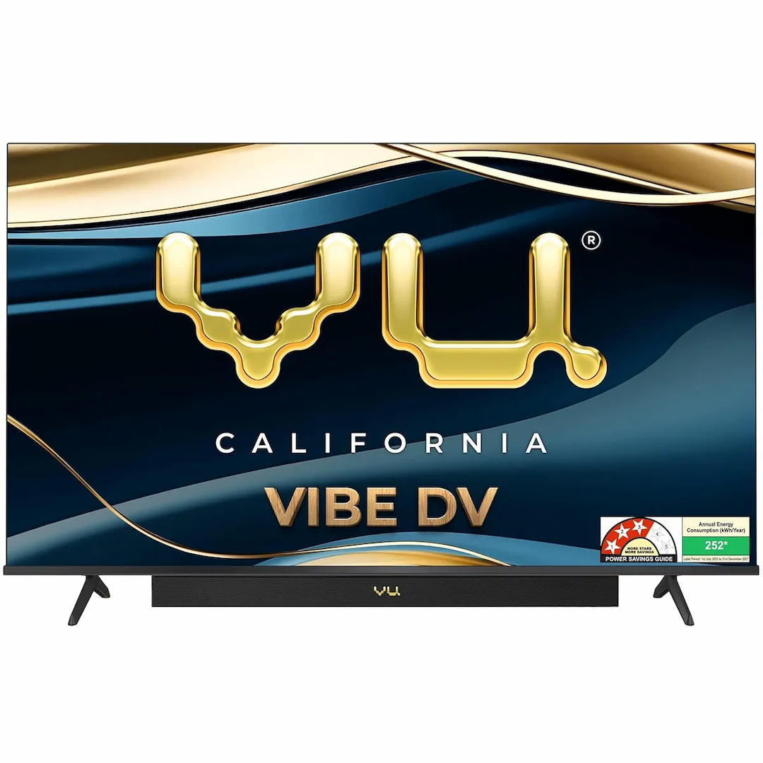 VU 65 Inch LED TV4K QLED VibeDV Google Smart TV 88W Sound(55 VIBE DV)