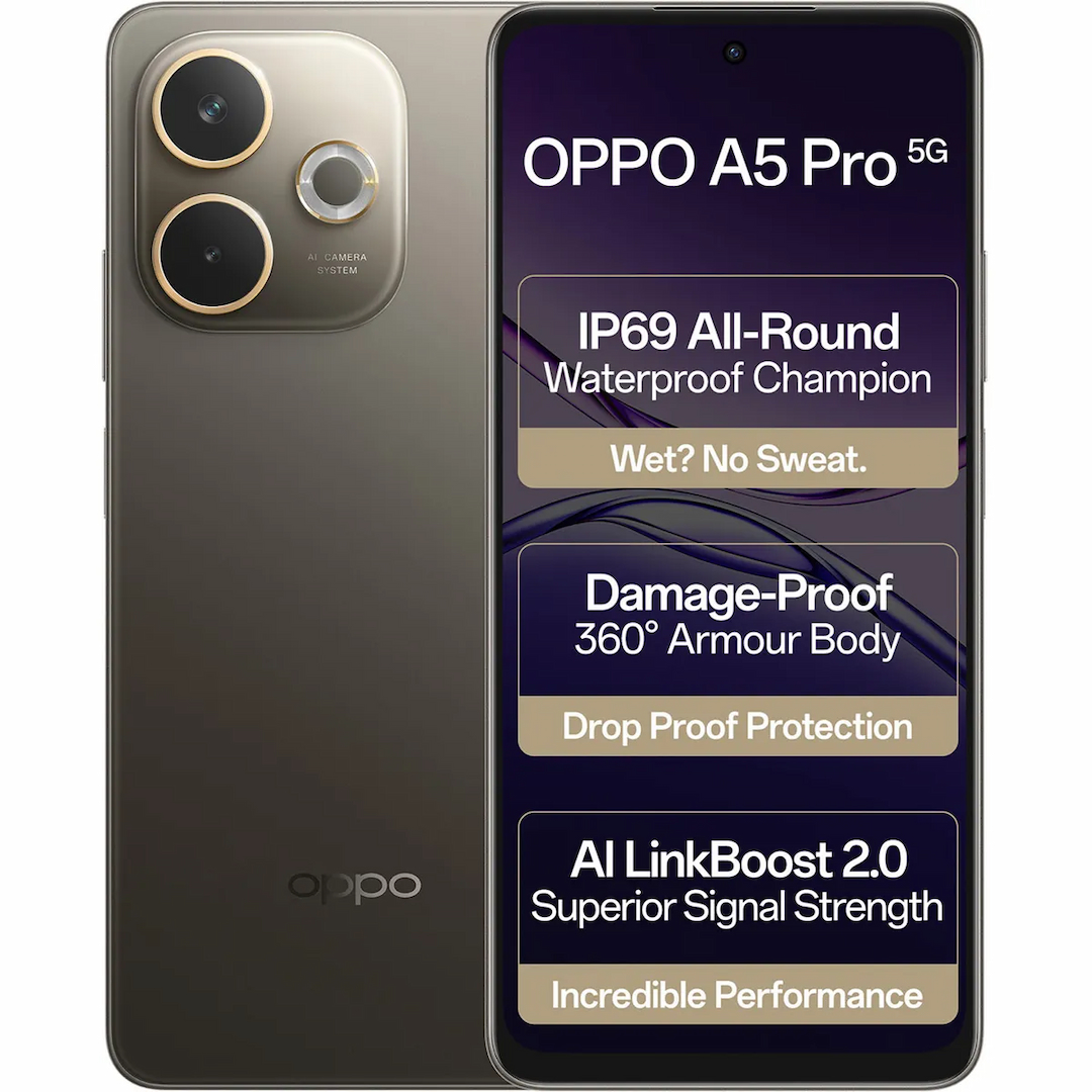OPPO A5 Pro  (Mocha Brown, 8 GB + 256 GB)