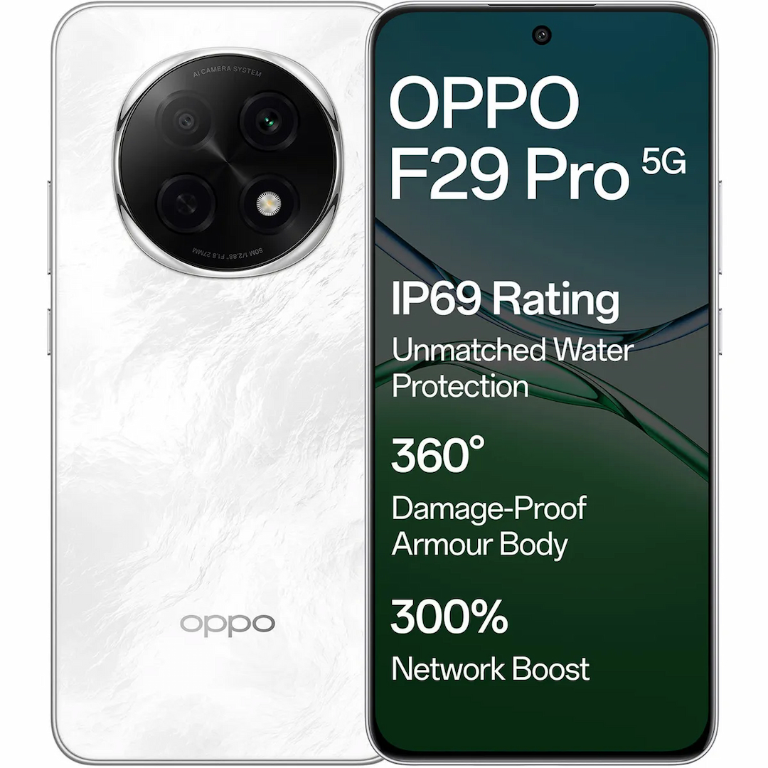 OPPO F29 Pro 5G  (Marble White, 12 GB + 256 GB)