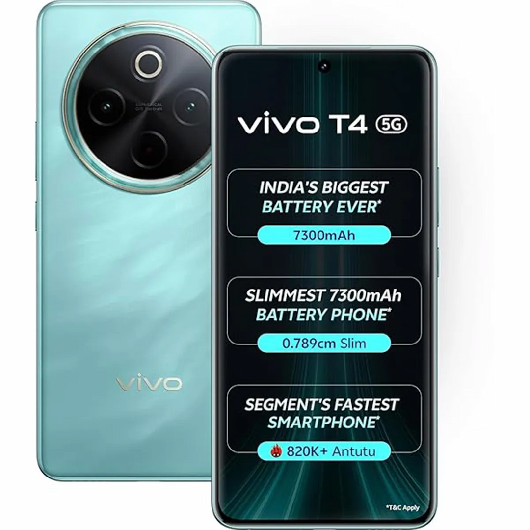 Vivo T4 5G (Emerald Blaze, 8GB + 256 GB)