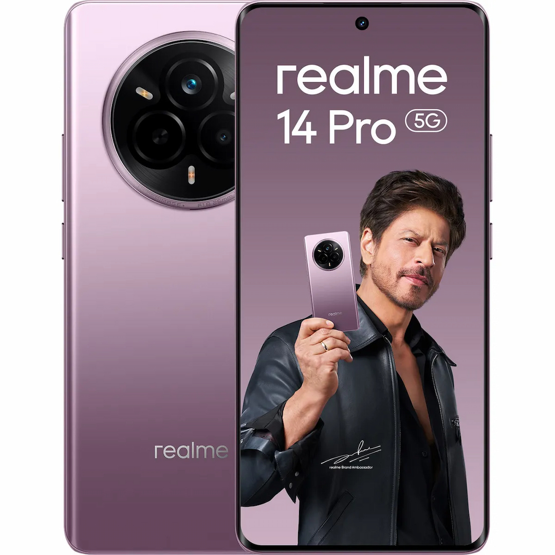 Realme 14 PRO 5G (Jaipur Pink, 8 GB + 128 GB)  