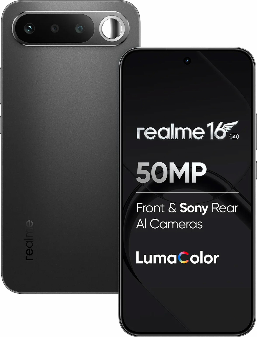 realme 16 5G (Air Black, 256 GB) (12 GB RAM)