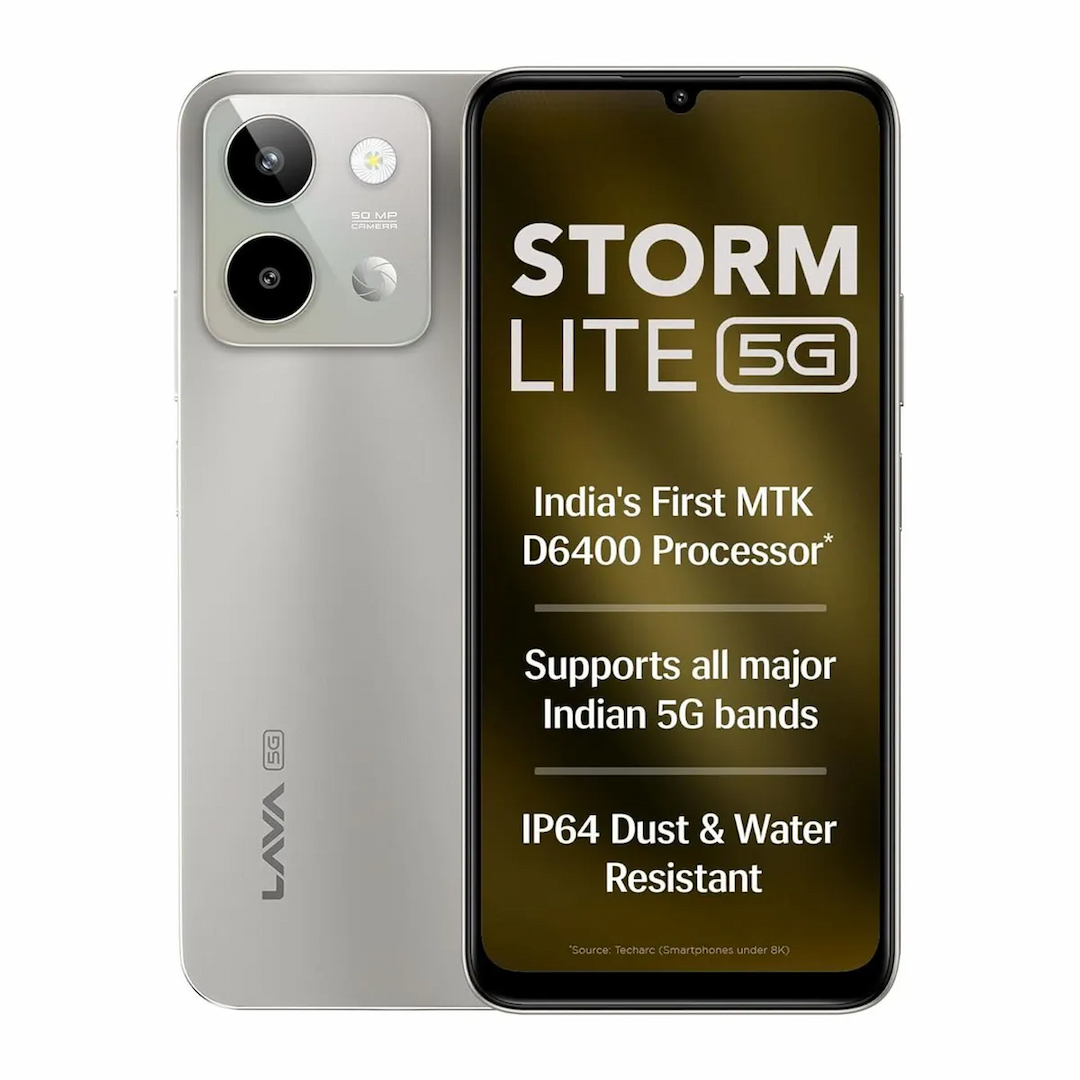 LAVA Storm Lite 5G (Cosmis Titanium, 4GB + 64GB)