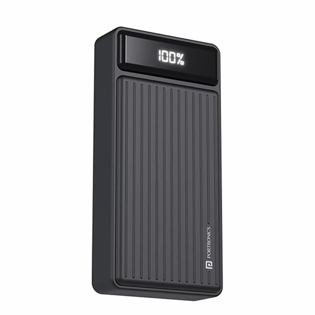 Portronics Luxcell-B 20K Powerbank 20000mAh 22.5W (Black)