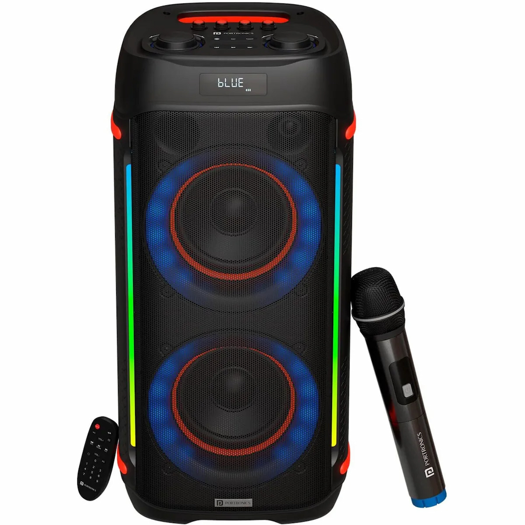Portronics POR-2344 Iron Beats IV 250W Party with Wireless Karaoke
