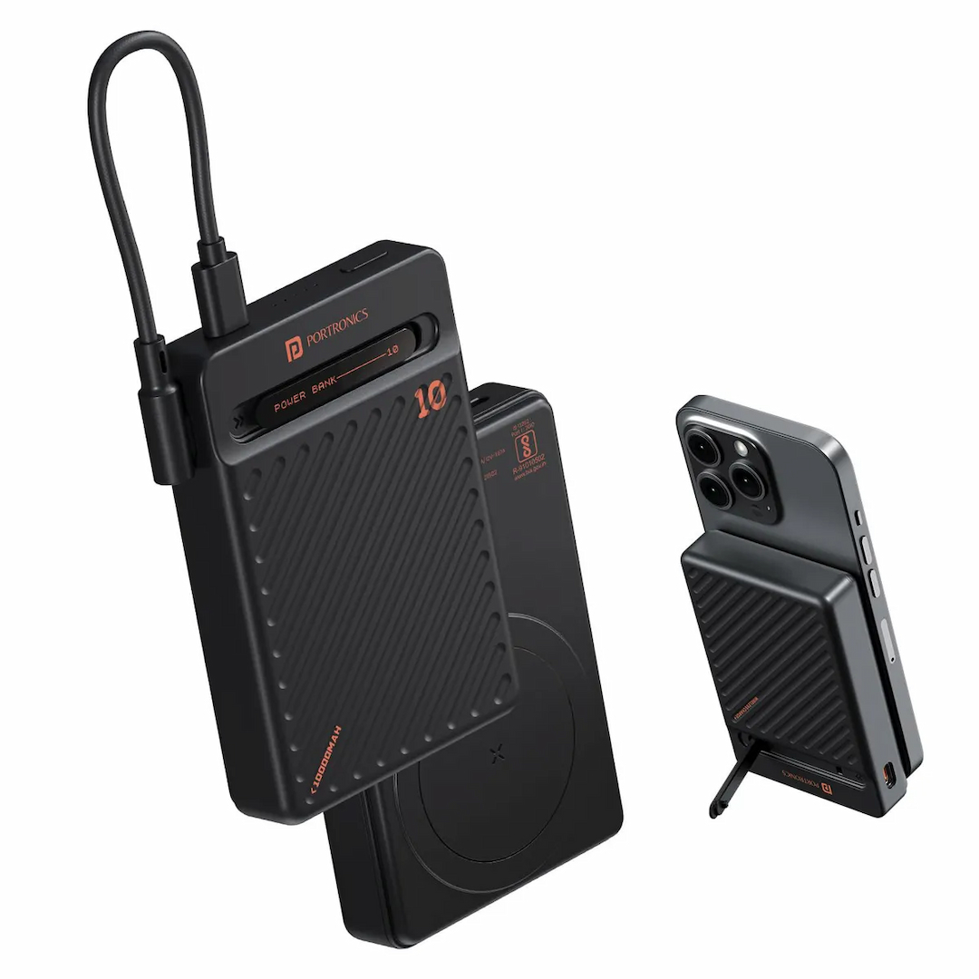 Portronics Chyro Magsafe Powerbank 10000mAh 20W (Black)