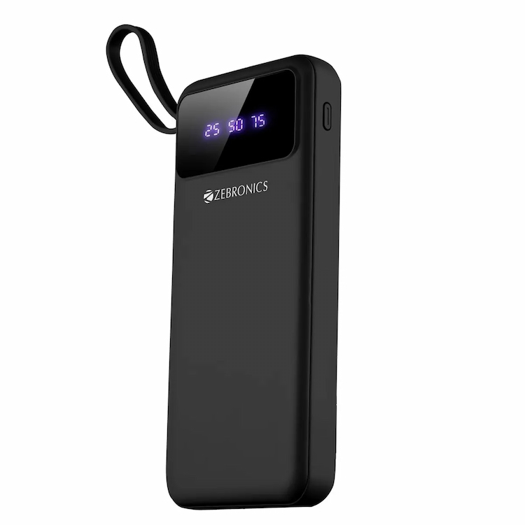 Zebronics Pro Powerbank 10000mAh 12W (Black)