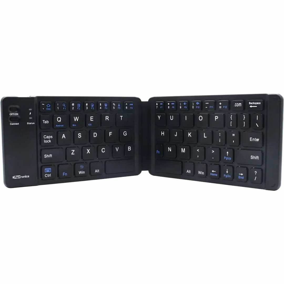 POR-973 Chicklet Wireless Foldable Keyboard  