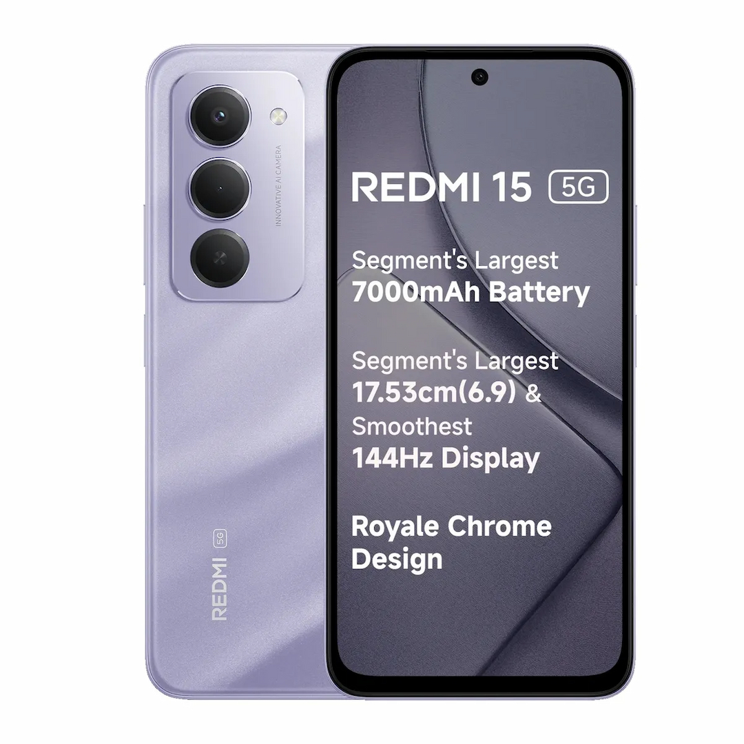 Redmi 15 5G (Sandy Purple, 6GB + 128GB)
