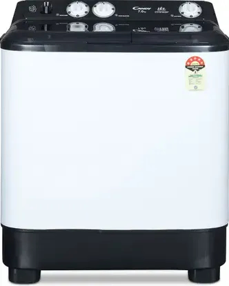 CANDY 7 KG Washing Machine Semi Automatic Black-White (CTT70PBKK87)