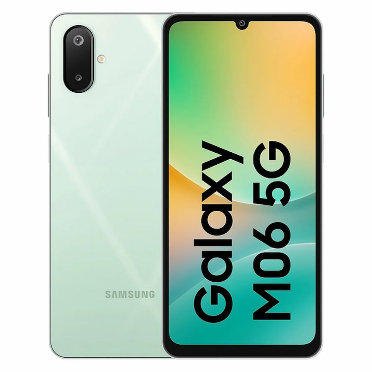 Samsung M06 5G (Sage Green, 4GB + 128 GB)