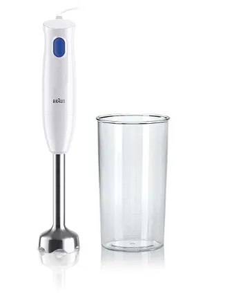 BRAUN Multiquick 1 White Hand Blender (MQ10.001M)