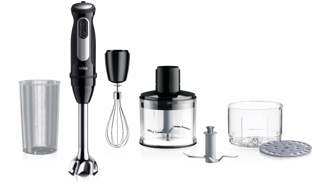 BRAUN Multiquick 5 Pro Black Hand Blender(MQ55254M)