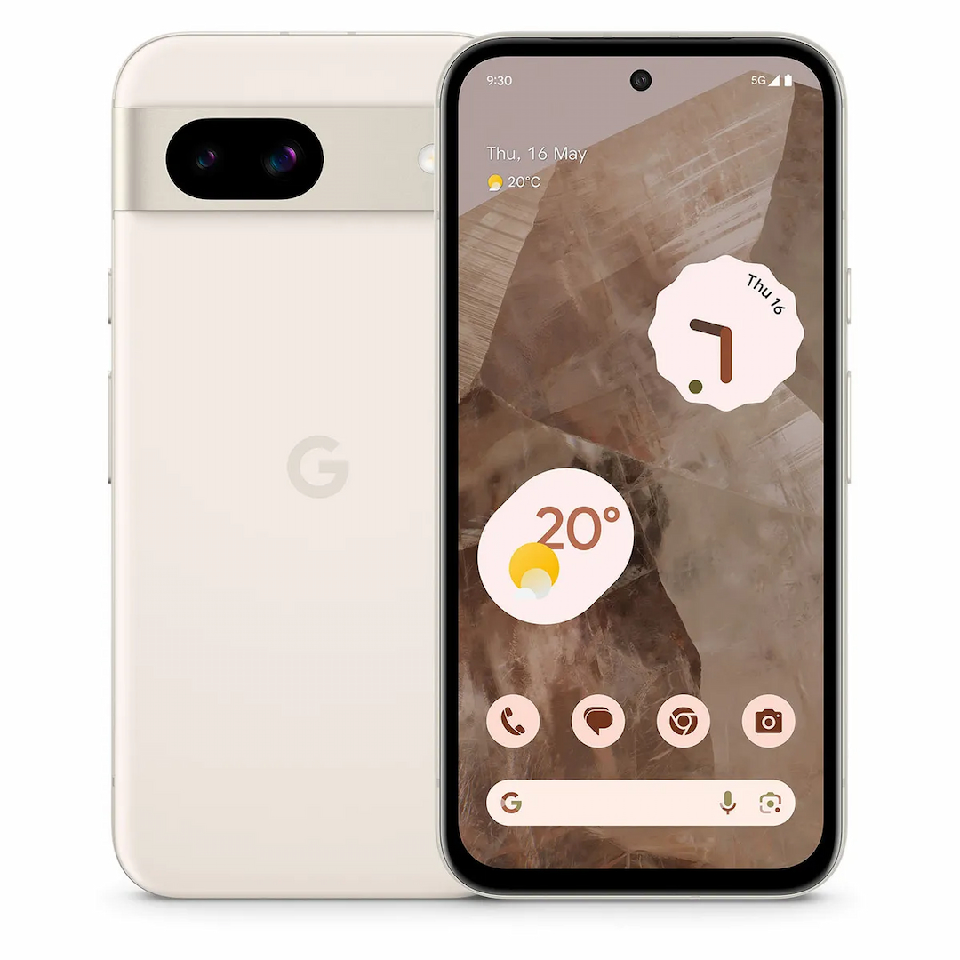 Google Pixel 8A 5G (Porcelain, 8GB + 256 GB)