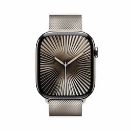 Apple Watch Series 10 GPS + CELLULAR 46MM ( Natural Titanium Case, Natural Milanese Loop-M/L)