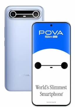 Tecno Pova Slim 5G 2025 (Sky Blue, 8GB + 128GB)