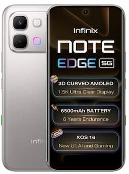 Infinix Note Edge 5G (Lun Titanium, 128 GB) (8 GB RAM)