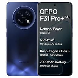 OPPO F31 Pro+ 5G (Gemstone Blue, 8GB RAM, 256GB)