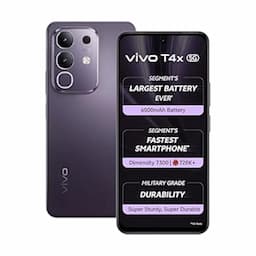 Vivo T4X 5G (Pronto Purple, 8GB + 128 GB)