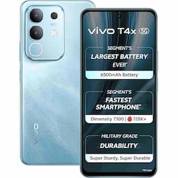 Vivo T4X 5G (Marine Blue, 6GB + 128 GB)