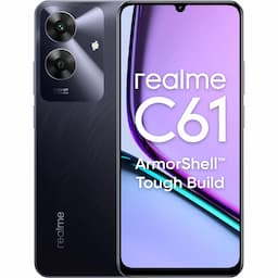 Realme C61 (Marble Black, 4 GB + 64GB)  