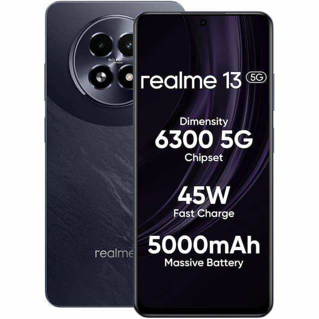 Realme 13 5G (Dark Purple, 8 GB + 256 GB)