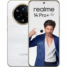 Realme 14 PRO+ 5G (Pearl White, 12 GB + 256 GB)  