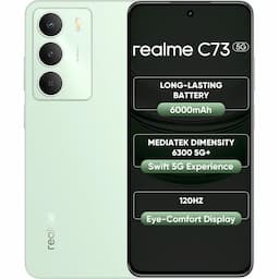 Realme C73 5G (Jade Green, 4 GB + 64GB)  