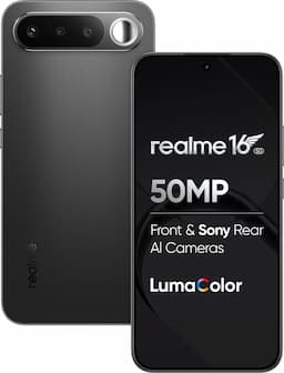 realme 16 5G (Air Black, 256 GB) (8 GB RAM)