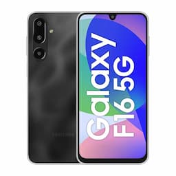 Samsung F16 5G (Bling Black, 4GB + 128 GB)
