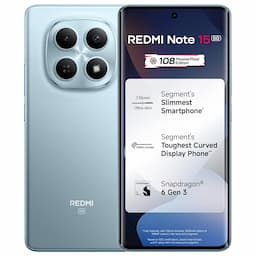 REDMI Note 15 5G (Glacier Blue, 8GB RAM, 128GB Storage)