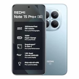 REDMI Note 15 Pro+ 5G (Mirage Blue, 8GB RAM, 256GB Storage)