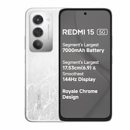 Redmi 15 5G (Frosted White, 8GB + 128GB)