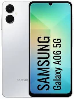 Samsung A06 5G (Light Gray, 6GB + 128 GB)