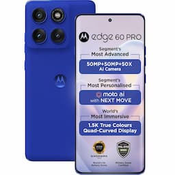 Moto Edge 60 Pro 5G (Pantone Dazzling Blue, 12GB + 256 GB)