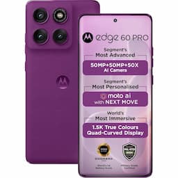 Moto Edge 60 Pro 5G (Pantone Sparking Grape, 12GB + 256 GB)