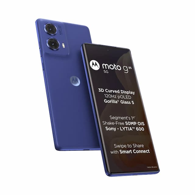 Moto G85 5G (Cobalt Blue, 12GB + 256 GB)