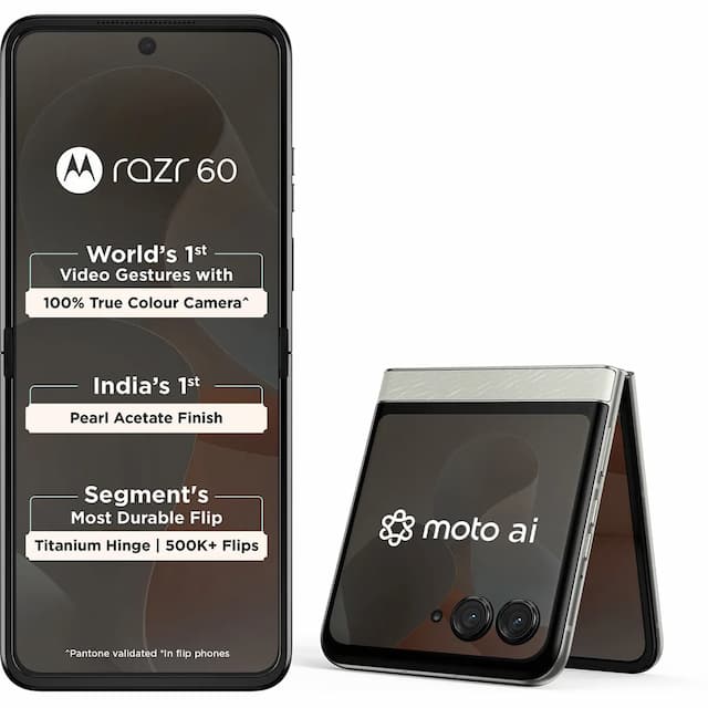 Moto Razr 60 5G (Pantone Lightest Sky, 8GB + 256 GB)