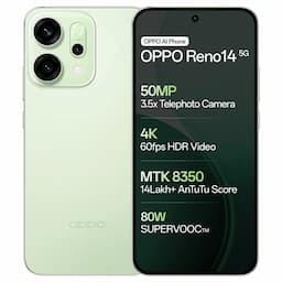 Oppo Reno 14 5G (Mint Green, 8GB + 256GB)