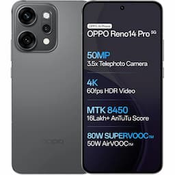 Oppo Reno 14 Pro 5G (Titanium Grey, 12GB + 512GB)